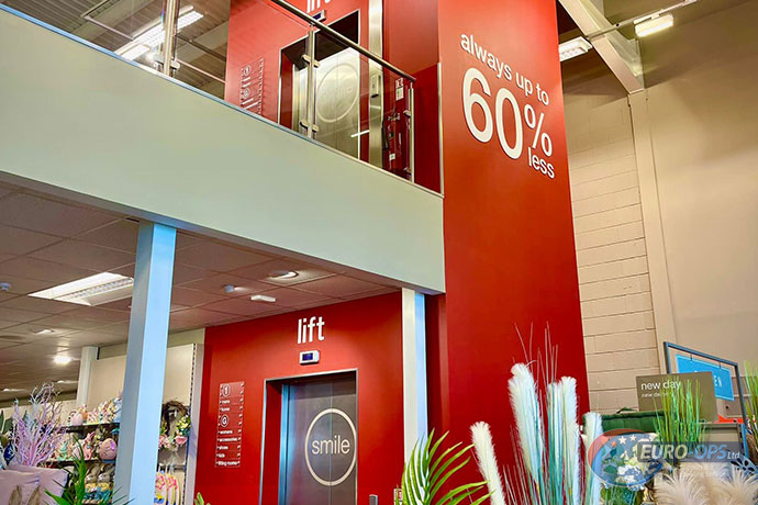 TK Maxx shop fitting project in Durham delivered by Euro-OPS Ltd